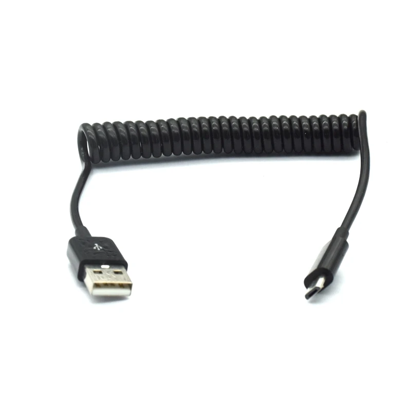 USB 2 0 на микро кабель для передачи данных Спиральный 5 контактный адаптер цифровой