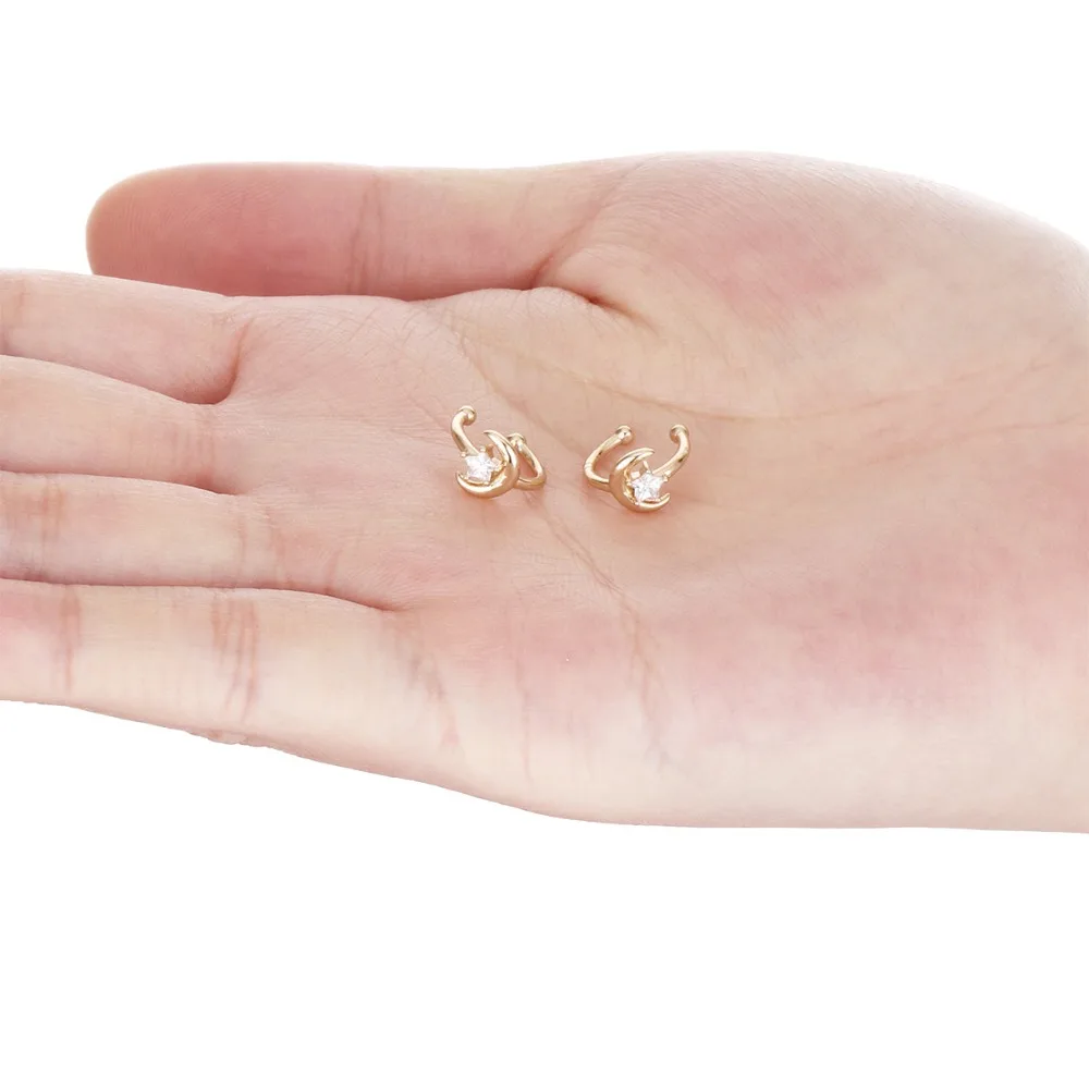 耳夹 月亮款 金色 (29)