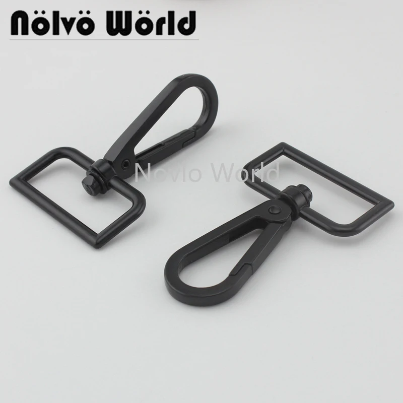 Мир Nolvo 5-20-1 2 шт. матовый черный 60x32 мм 1/4 дюйма черные застежки для мужских сумок