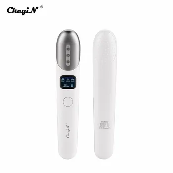 

CkeyiN Electric EMS Eye Massager Red Light Vibration Heat Eye Warm Massage Removal Dark Circle Eye Bags Anti-Wrinkle Eyes Care