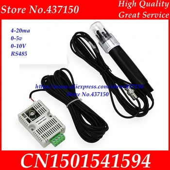 

Water quality PH temperature transmitter RS485 analog acquisition PH electrode detection ph sensor module 4-20ma 0-5v 0-10V