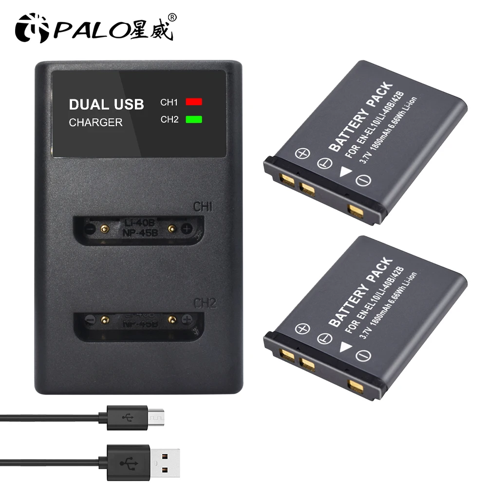 USB-зарядное устройство для Olympus 3 7 в 1800 мАч | Электроника
