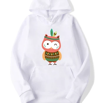 

2019 Winter Hoodies Women Sweatshirt Animal Owl Hood Tops Carry Cat Breathable Pullover Blouse Sweatshirts Sudadera Mujer