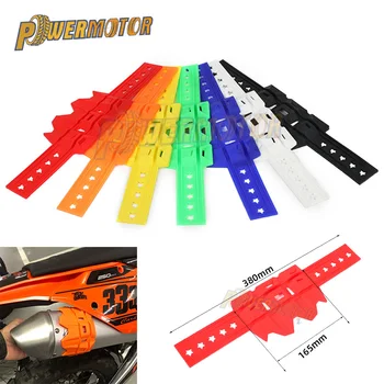 

7 Colors Motorcycle Silencer/Round Exhaust Muffler New Protector Can Cover Fit 100MM-140MM For KTM 950 1190 1050