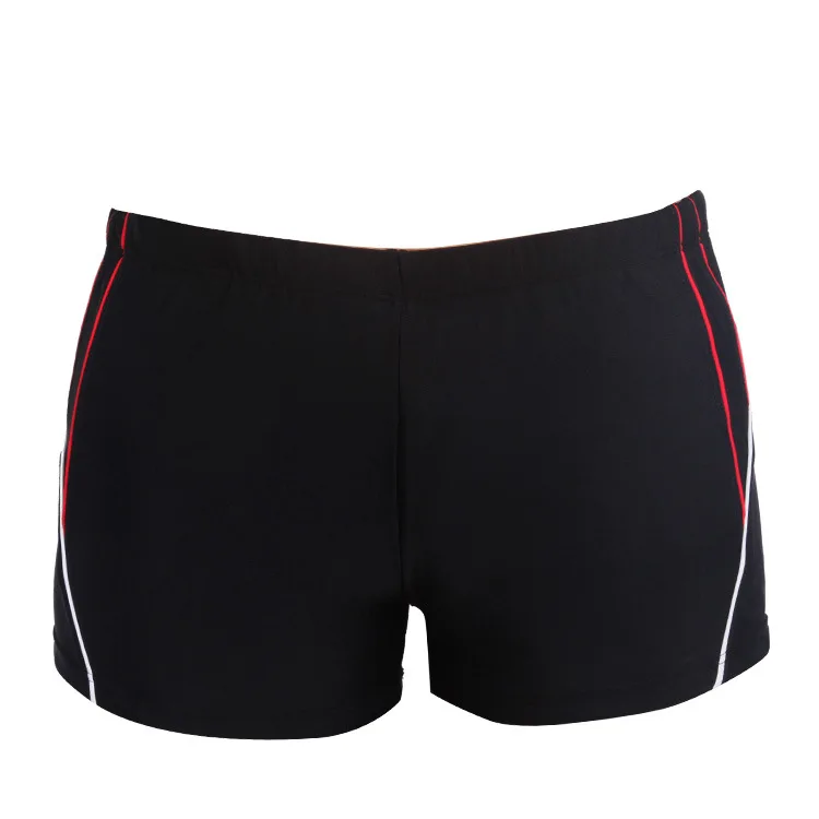 

Solid Color NET Version of the Large Size Have Drawstring Conservative Boxer Comfortable Chinlon Stripes Hot Springs MEN'S Swimm