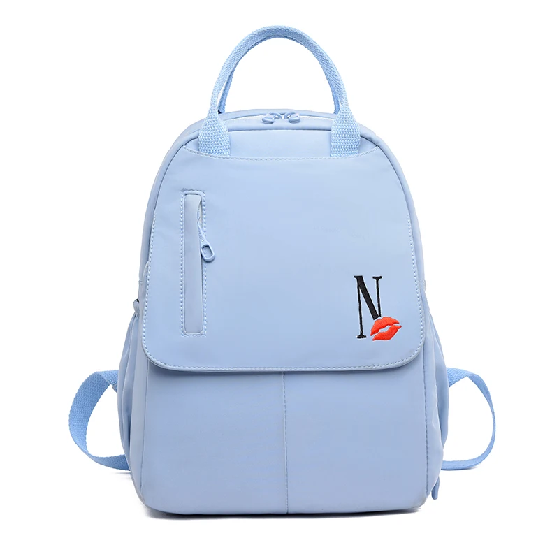 Повседневный Рюкзак Оксфорд для женщин черный водонепроницаемый нейлоновый