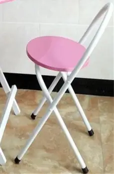 

Modern Household Folding Stool Living Room Dining Chair Portable Office Conference Chair Hotel Cafe Bar Chair