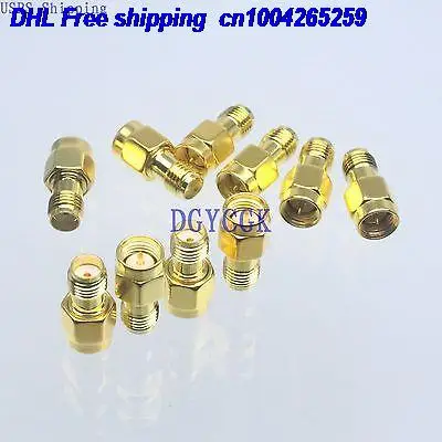 

DHL 200pcs Conversion Adapter SMA male M connector to SMA female F RF for radio connector 22-ct
