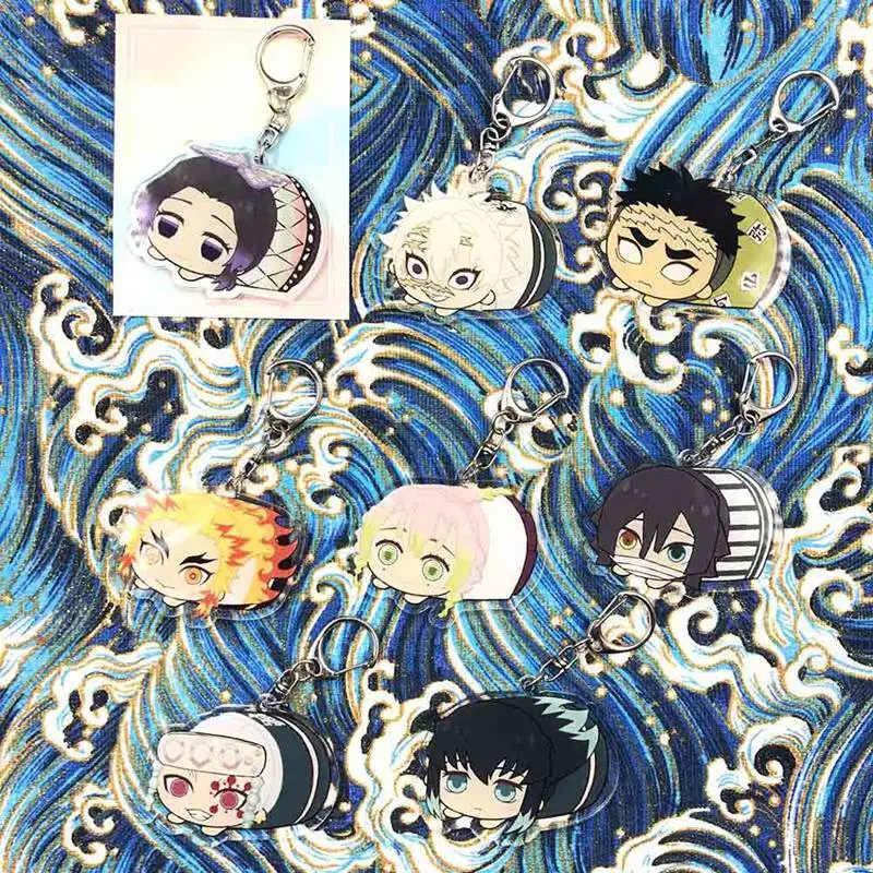 Аниме демон убийца Kimetsu No Yaiba брелок для косплея реквизит Kamado Tanjirou Nezuko брелок автомобильный брелок