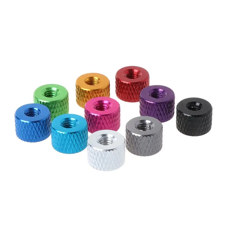 

Aluminum Alloy Color Hand Twist Knurled Nut M4 Ultra Light Aerial Camera Multi-Axis Unmanned Rack Hand Screw Anti-Skid Screw Cap
