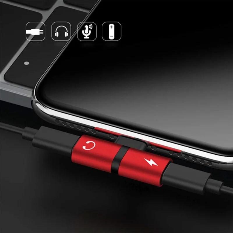 Наушники 2 в 1 с аудиозарядкой для IPhone 11 Pro Max X 7 8 SE 2020 игровая гарнитура громкой