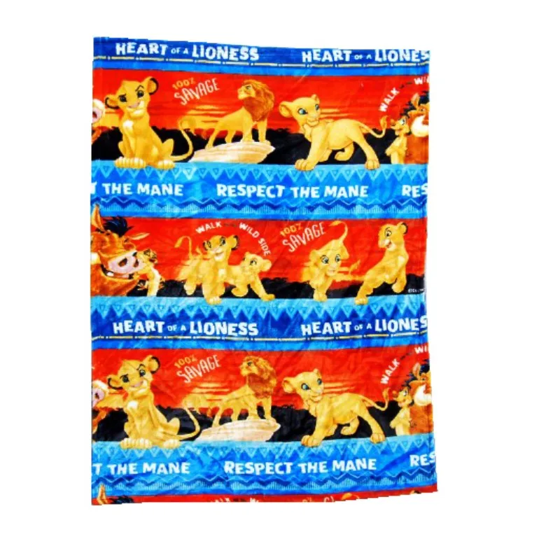 Simba Flannel Мягкое покрывало из кораллового флиса disney, 100x140 см, Микки Маус, Simba, для девочек и мальчиков, детский подарок, спальня, на кровать, диван - Цвет: Simba Flannel