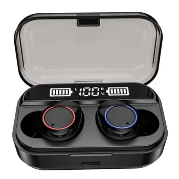 

QCR TWS Wireless Earphone Bluetooth 5.0 Earphones Power Display Touch Control Sport Stereo Cordless Earbuds Headset Charging Box