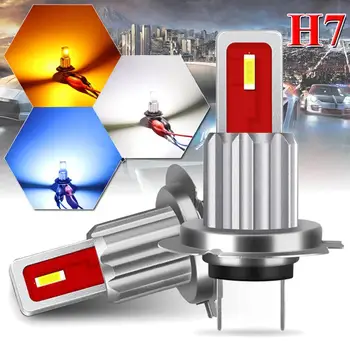 

2 pcs H7 car accessories running lights led car fog lights diode lamps for cars running lights for cars ice lamp headlights lamp
