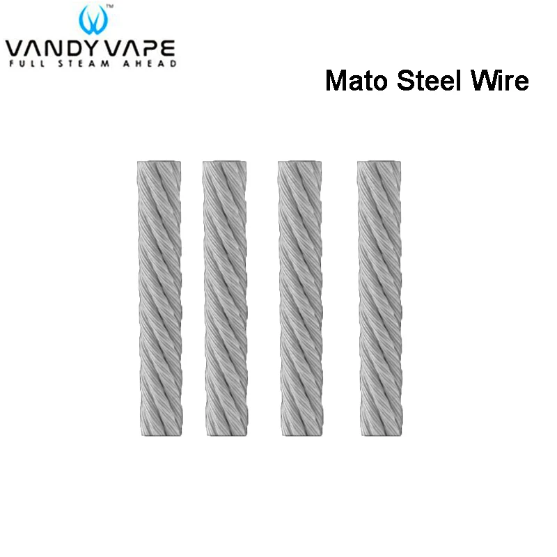 Оригинальная стальная проволока Vandy Vape Mato 4 шт./лот для атомайзеров Vandyvpae MATO RDTA