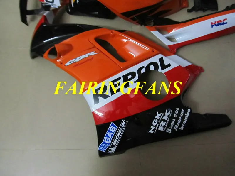 Комплект обтекателей на заказ для HONDA CBR600F2 91 92 93 94 CBR 600 F2 600F2 CBR600 1991 1994 красный