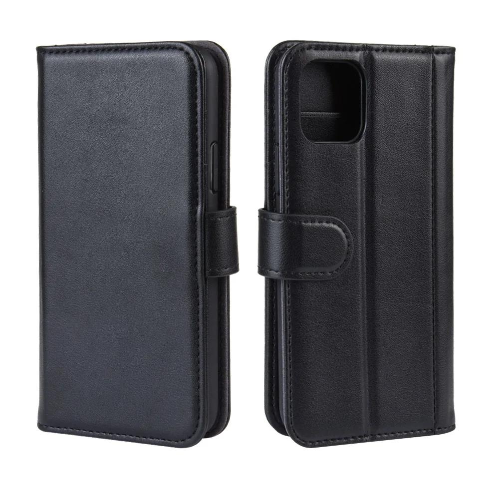 

Luxury business genuine leather case for iphone 11 Pro Max cover wallet card holder book flip coque case for iphone X XS max XR
