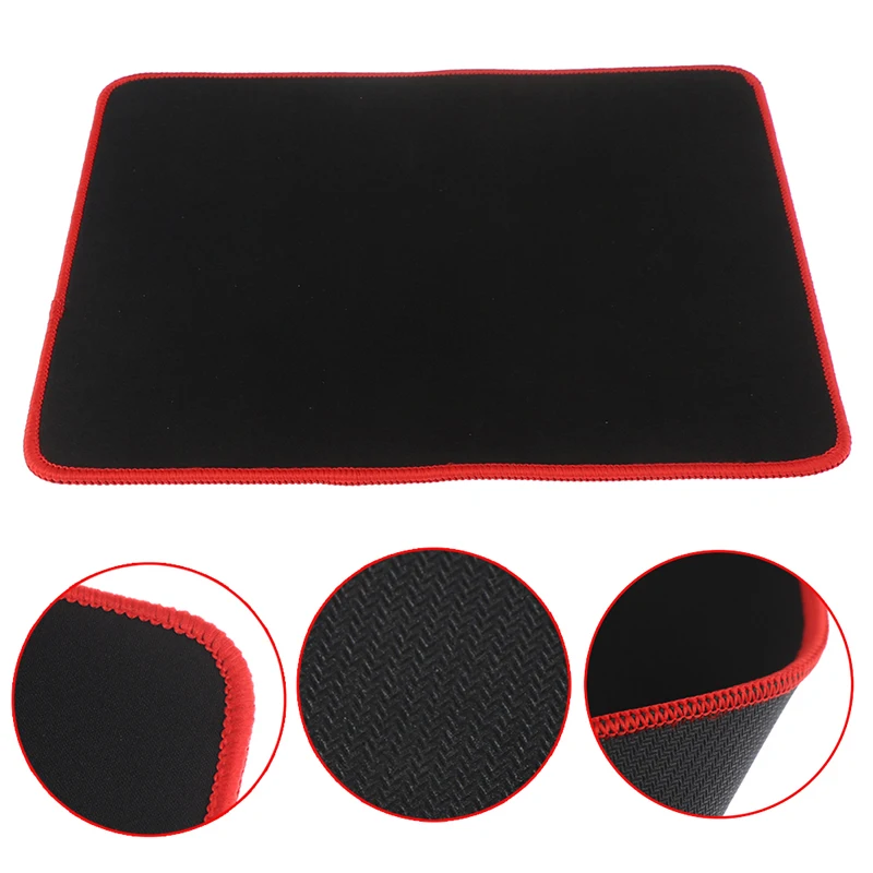 Большой игровой коврик для мыши геймер Одноцветный запирающий край клавиатуры