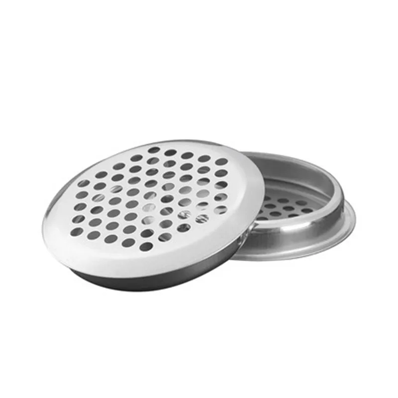 10pcs Stainless steel round ventilation cover Air Vent Louver Mesh Hole for Wardrobe shoe cabinet furniture accessories images - 6