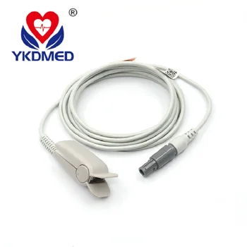 

Compatible edan SpO2 Sensor Adult Finger Clip 3m 6Pin 40 degree