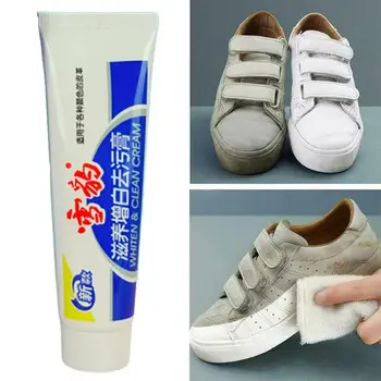 

50g Detergent Cream Cleaner White Shoe Cleaner Liquid Shoe Polish Leather Dye Repair Magic Refreshed Care Shoe Cleaning Cream