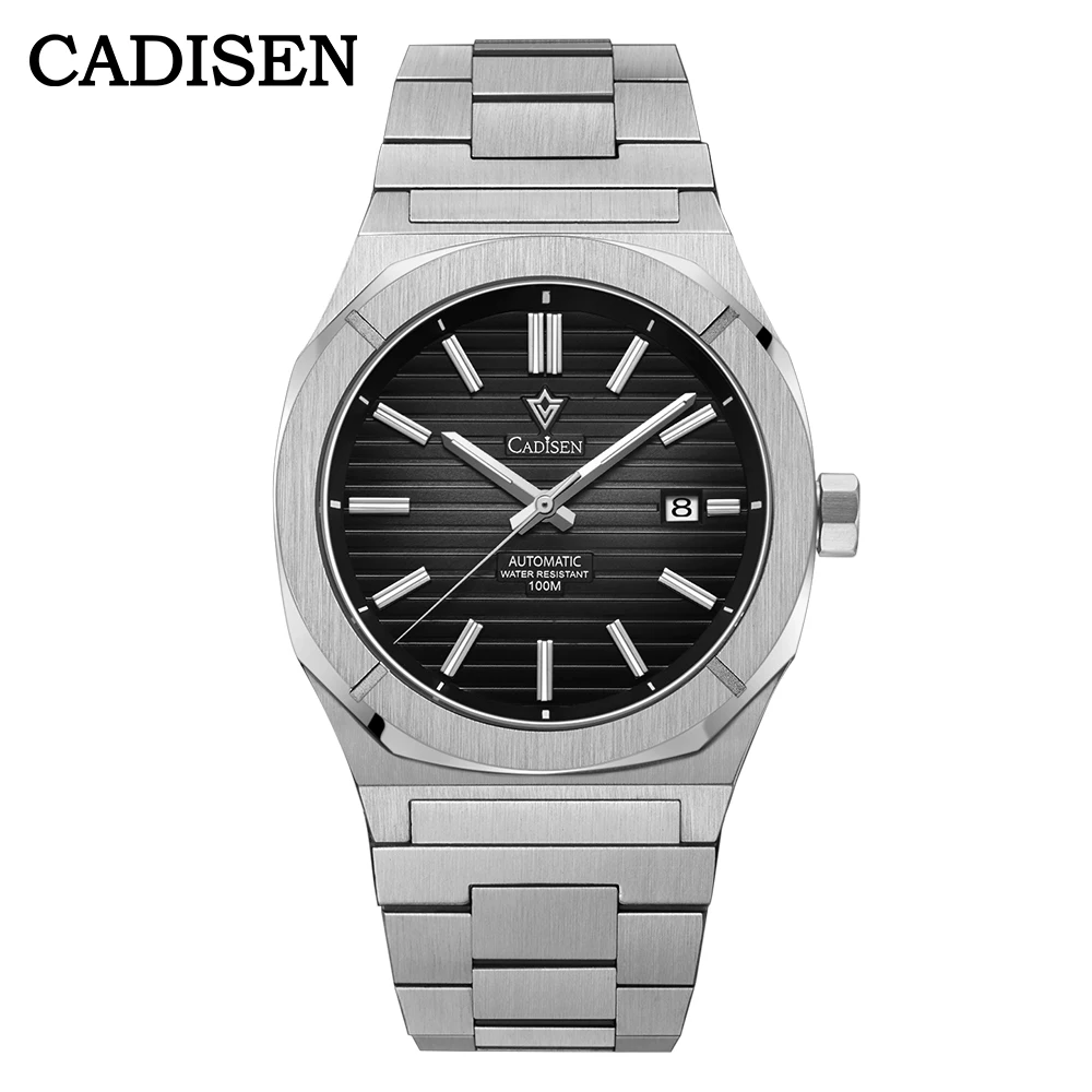 2021 New CADISEN German design Mechanical Wristwatch men Luxury Automatic watch for men Stainless steel 10 Bar Waterproof Clock 