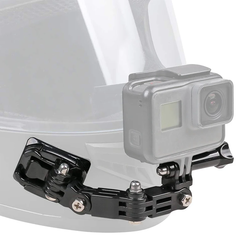 

21in1 Front Side Helmet Accessory Set J-hook Buckle Base Support Mount for GoPro Hero 9 8 7 6 5 Yi 4K Sjcam Eken for Go Pro Kits