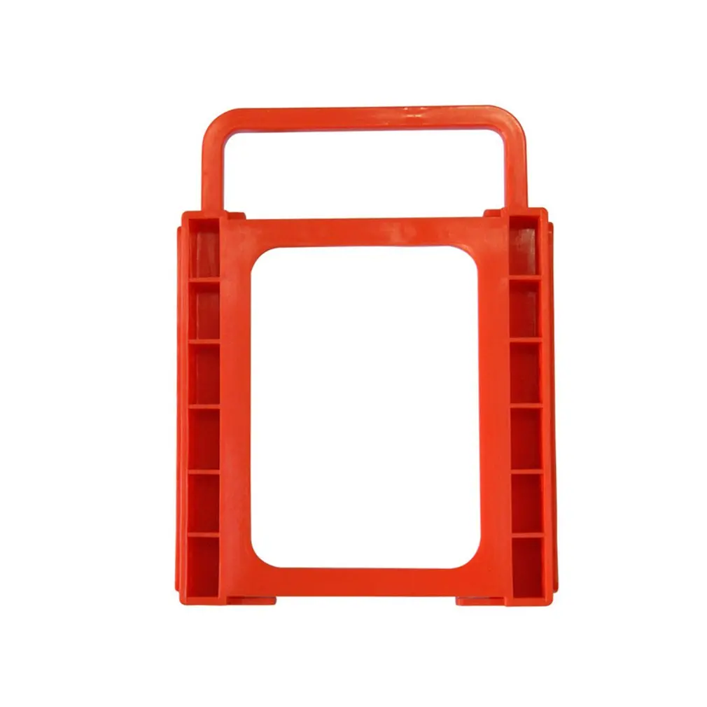 

2.5 to 3.5 inch SSD HDD Notebook Hard Disk Drive Mounting Rail Adapter Bracket Holder with Screws Red
