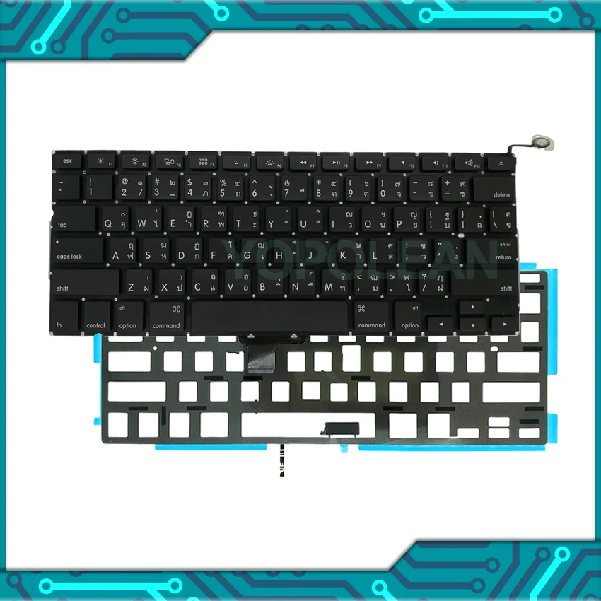 

New Thailand Thai Keyboard With Backlight For Macbook Pro 13" Unibody A1278 2009 2010 2011 2012 Years