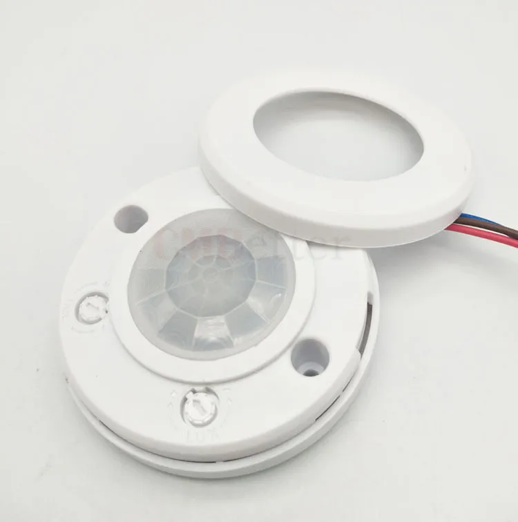 Mini 360 degree ceiling 110VAC 220VAC inlay sensor Detector Controller switch PIR infrared motion sensor light lamp switch  (12)