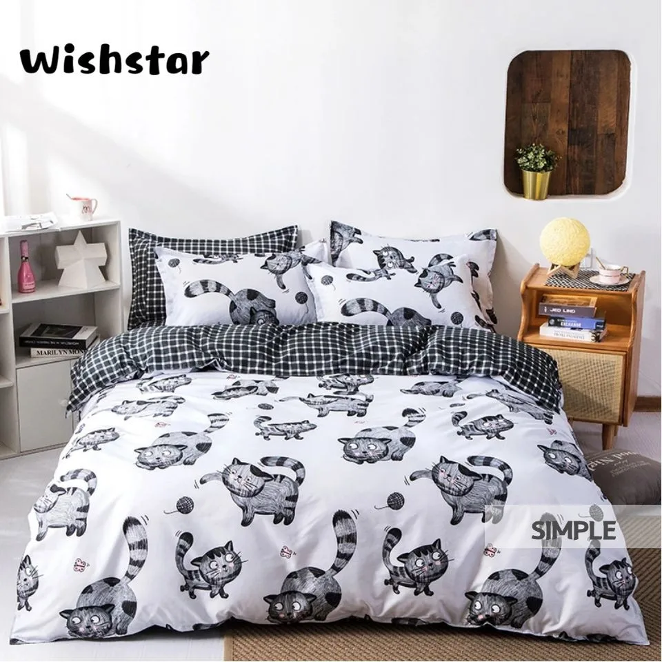 childrens black and white bedding