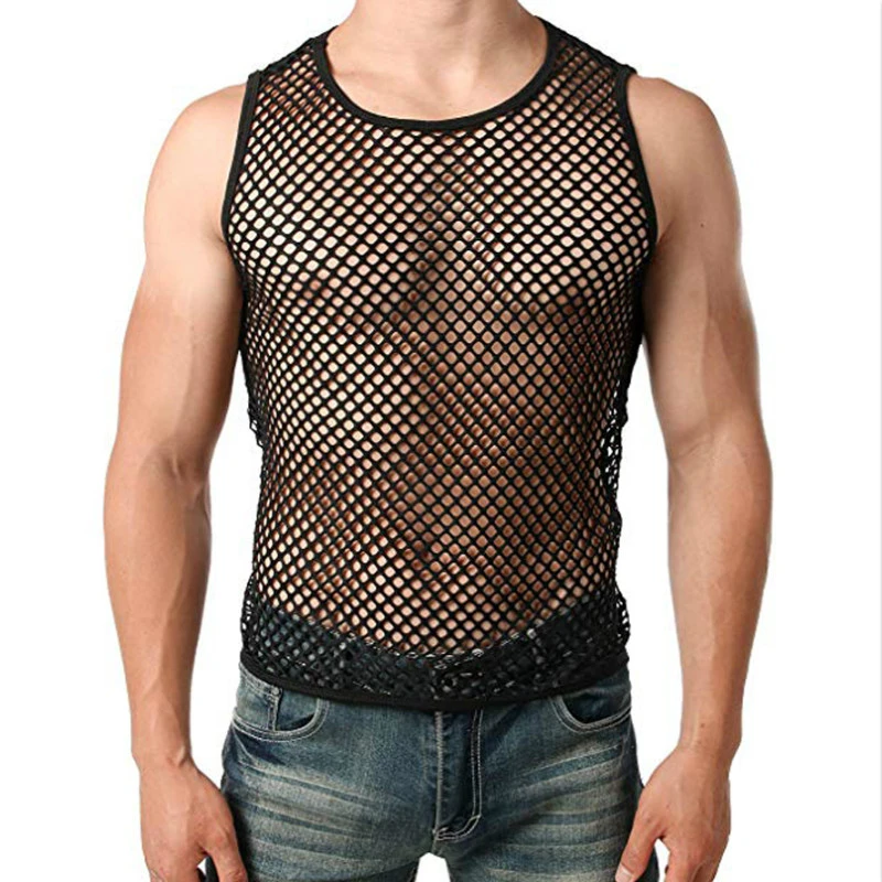fishnet vest