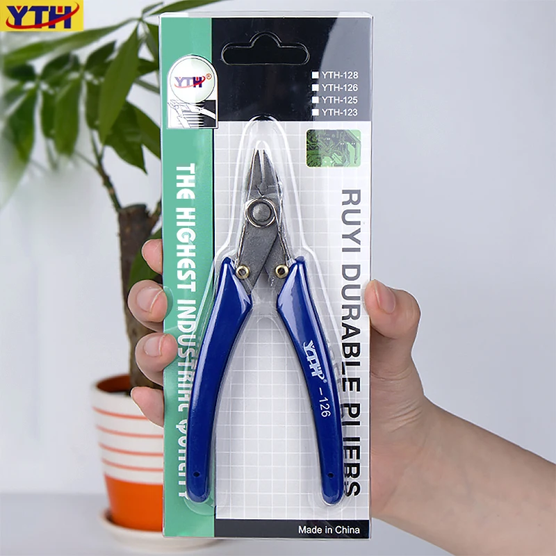 DELI-Electrical Cutting Plier Jewelry Wire Cable Cutter Side Snips Flush  Pliers Tool 