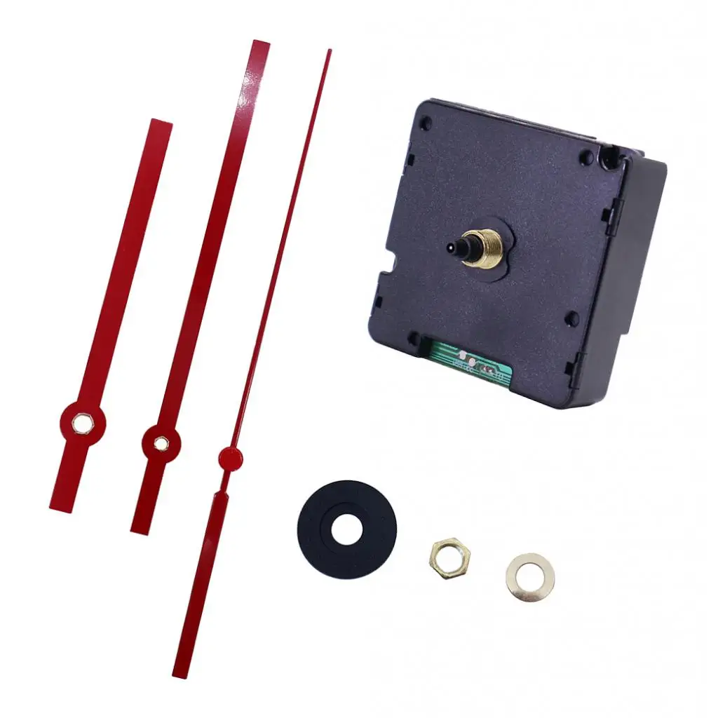 HD1688-14DCF Quartz DIY Wall Clock Movement Mechanisms Battery Powered DIY Repair Parts Replacement with 3 Long Red Hand HD1688-14DCF Quartz DIY Wall Clock Movement Mechanisms Battery Powered DIY Repair Parts Replacement with 3 Long Red Hand