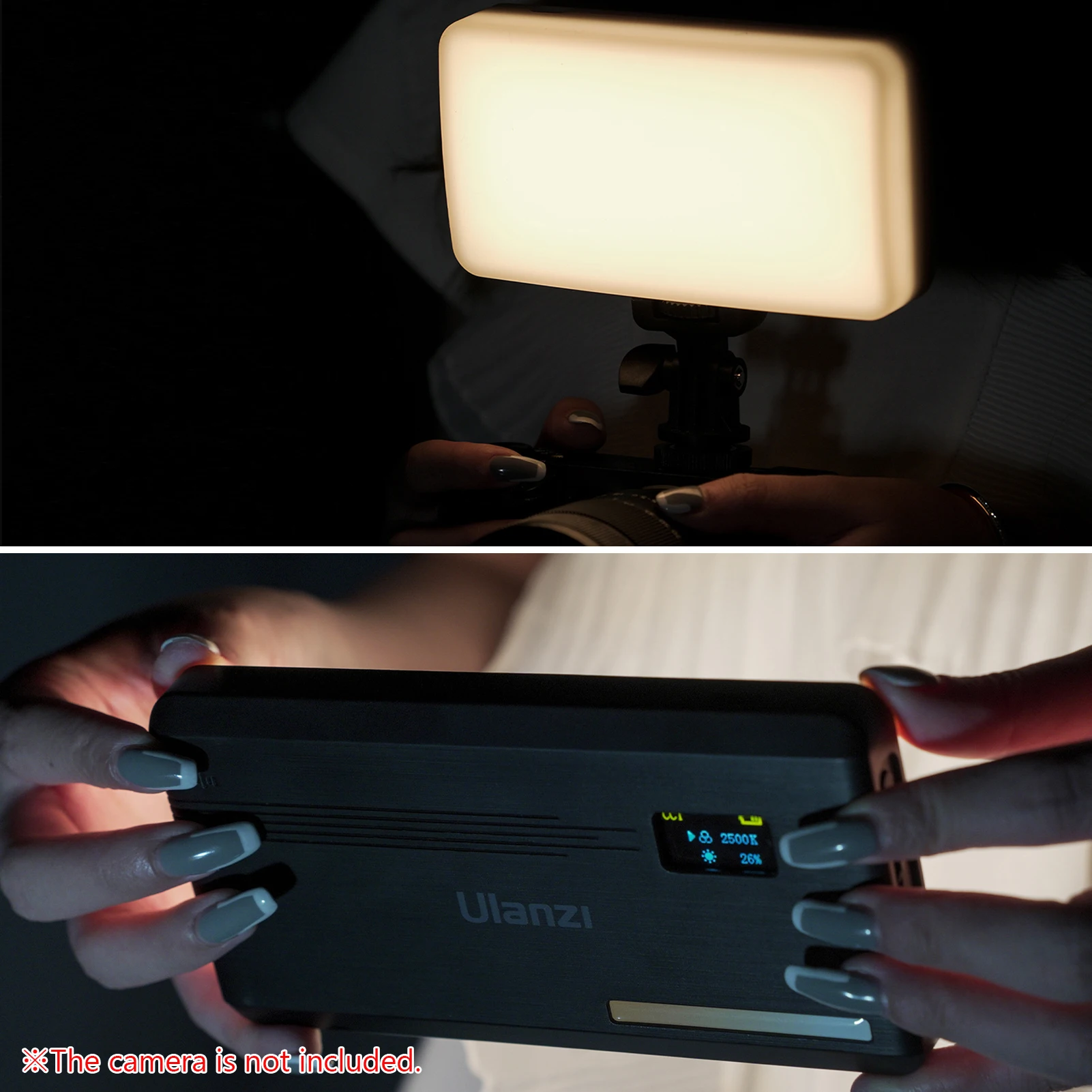 Портативный свет для фото заполняющий Ulanzi VL49 RGB Накамерный LED осветитель с аккумулятором 2500-9000K, 2000mAh