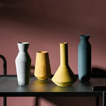 Европейская керамическая ваза современная мода декоративная керамическая ваза для цветов для дома фарфоровые вазы для свадьбы Настольная Ваза Декор