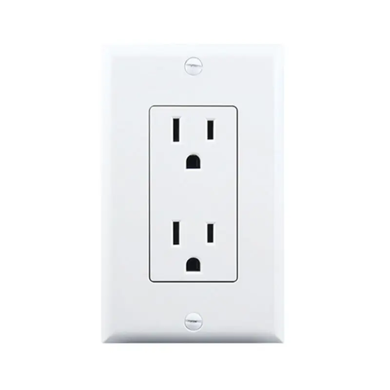 

US Standard Wall Socket 15A White Crystal Glass AC 110-125V Adapter Powerpoints