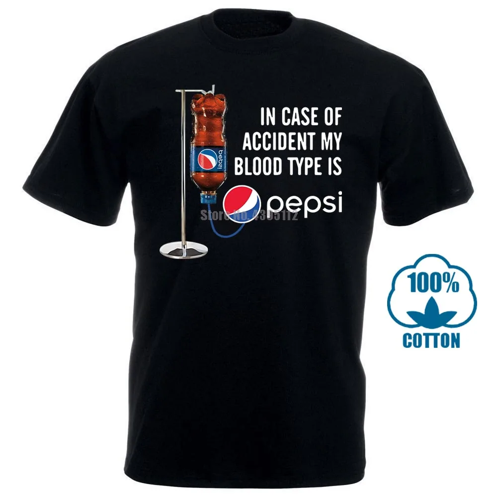 

In Case Of Accident My Blood Type Is Pepsi Shirt