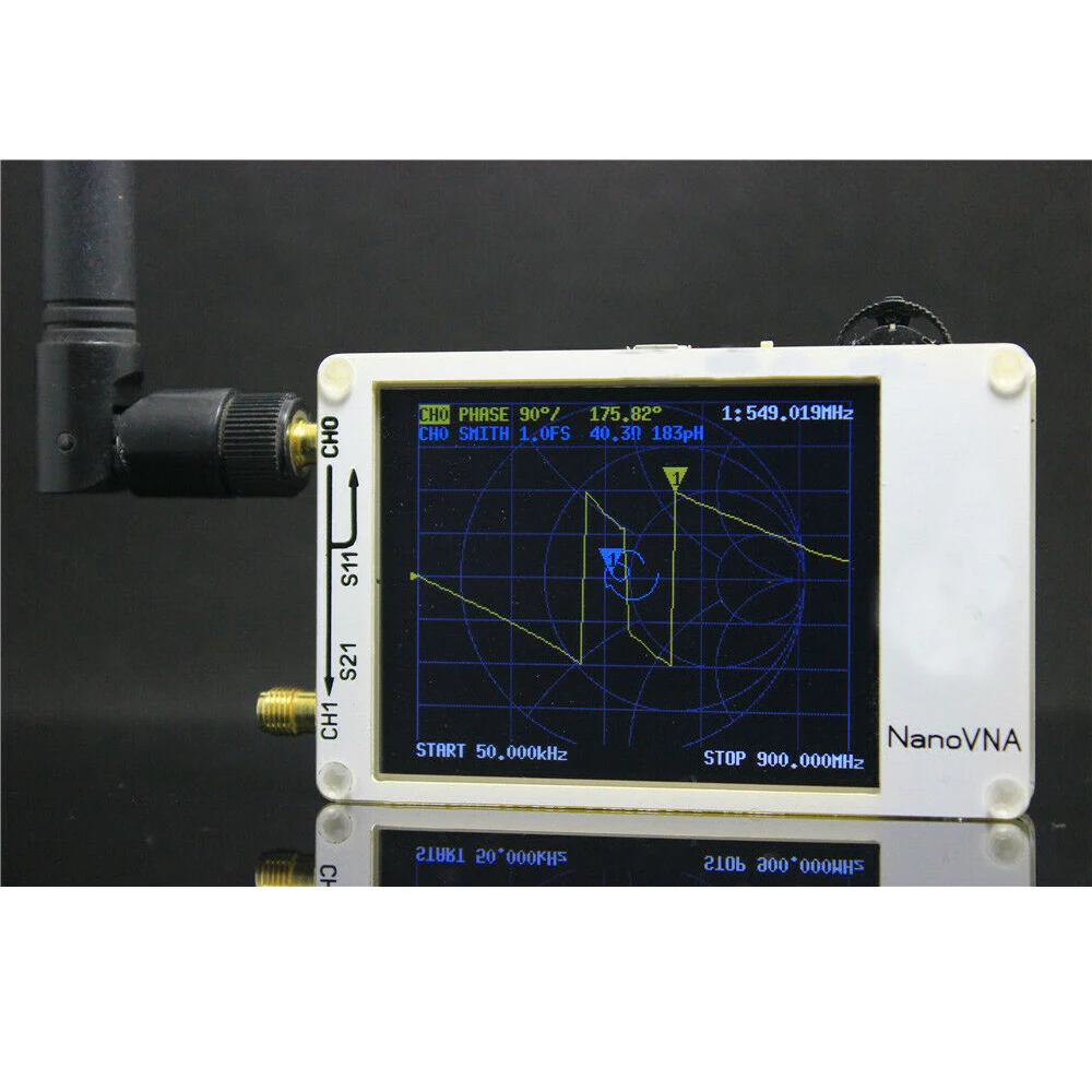 

NanoVNA Vector Network Analyzer Digital Touching Screen Shortwave MF HF VHF UHF Antenna Analyzer Standing Wave With Battery