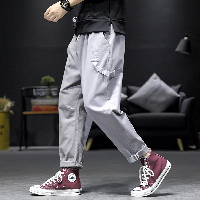 

2020 Spring Main Push Japanese-style Interior Large Size Casual Capri Pants M-5x Hk1988-p45