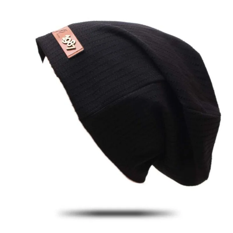 

New Letters Autumn Turban Cap Casual Unisex Hip-Hop Cap Knit Beanie Hats For Women Men Winter Beanies Caps