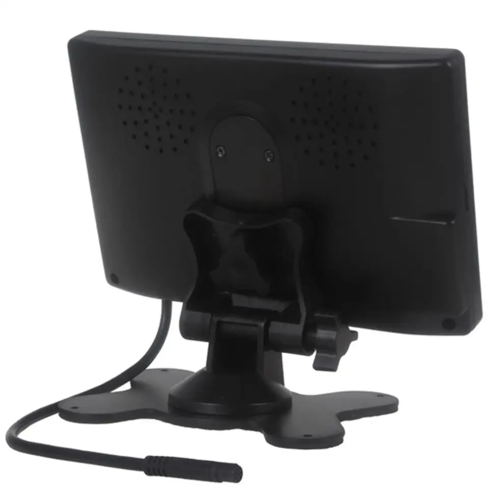 7 дюймов 800x480 RGB ABS цифровой дисплей 2 видео вход заднего вида подголовник автомобиля VCR монитор
