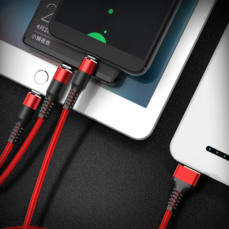 3 в 1 Usb кабель type C микро мобильный телефон кабель для iphone 11 X XS 8 7 6 samsung S9 S8 S10 5G Xiaomi huawei провод для быстрой зарядки