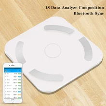 Bathroom Floor Scale Electronic Bluetooth Scale Smart Weighing Scales Balance BMI Composition Analyzer Weighing Digital Sync App
