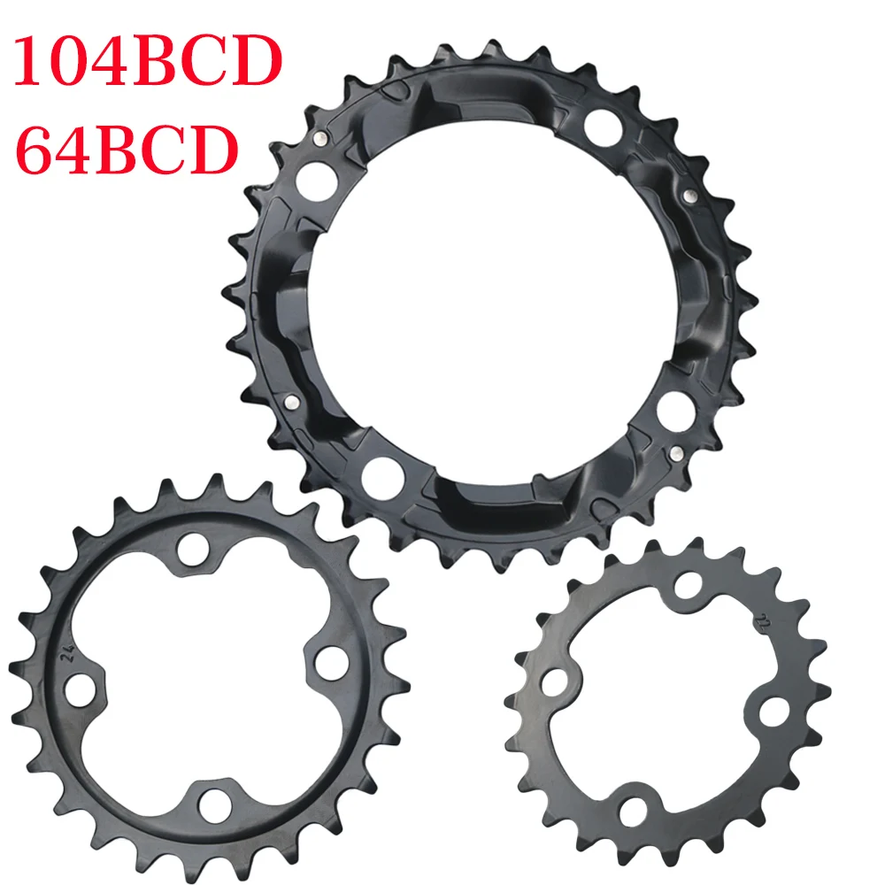 104BCD 64BCD Chainirng MTB двойная/Тройная звезда 22/24/26/32/38/44T детали велосипеда для Shimano Sram |