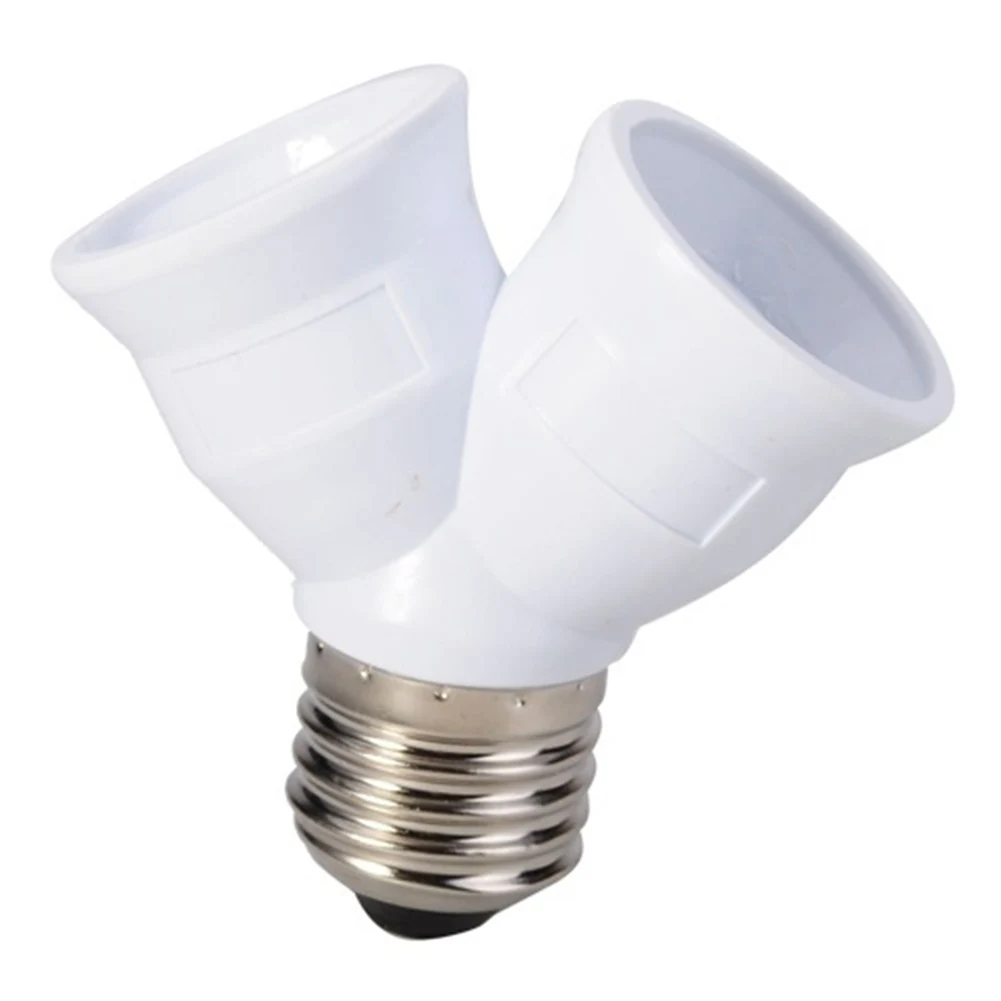 

E27 to 2 E27 Light Bulb Lamp Socket Base Adapter Converter Splitter Lamp Holder Converter Bulb Lighting New Arrival