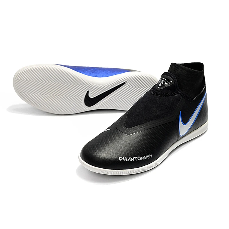 Nike Phantom Vison Academy DF IC; большие размеры 39-45 Футбол бутсы кроссовки Для мужчин Мужская футбольная обувь Zapatillas Deportivas Hombre; большие размеры
