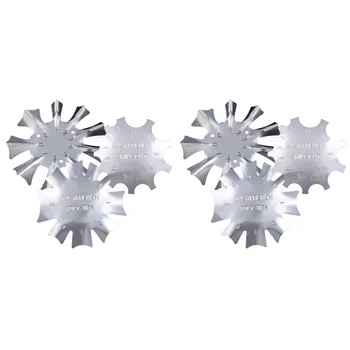

6pcs Stainless Steel Nail Art Template Plate Women Nail Manicure Plate Girls Nail Art Tool (Style A, Style B, Style C, 2pcs Each
