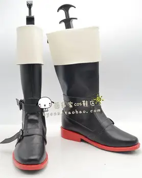 

Final Fantasy XV Cosplay Shoes Prompto Argentum Cosplay Boots Adult Men Anime Game Cosplay Costume Props Accessories Black Shoes