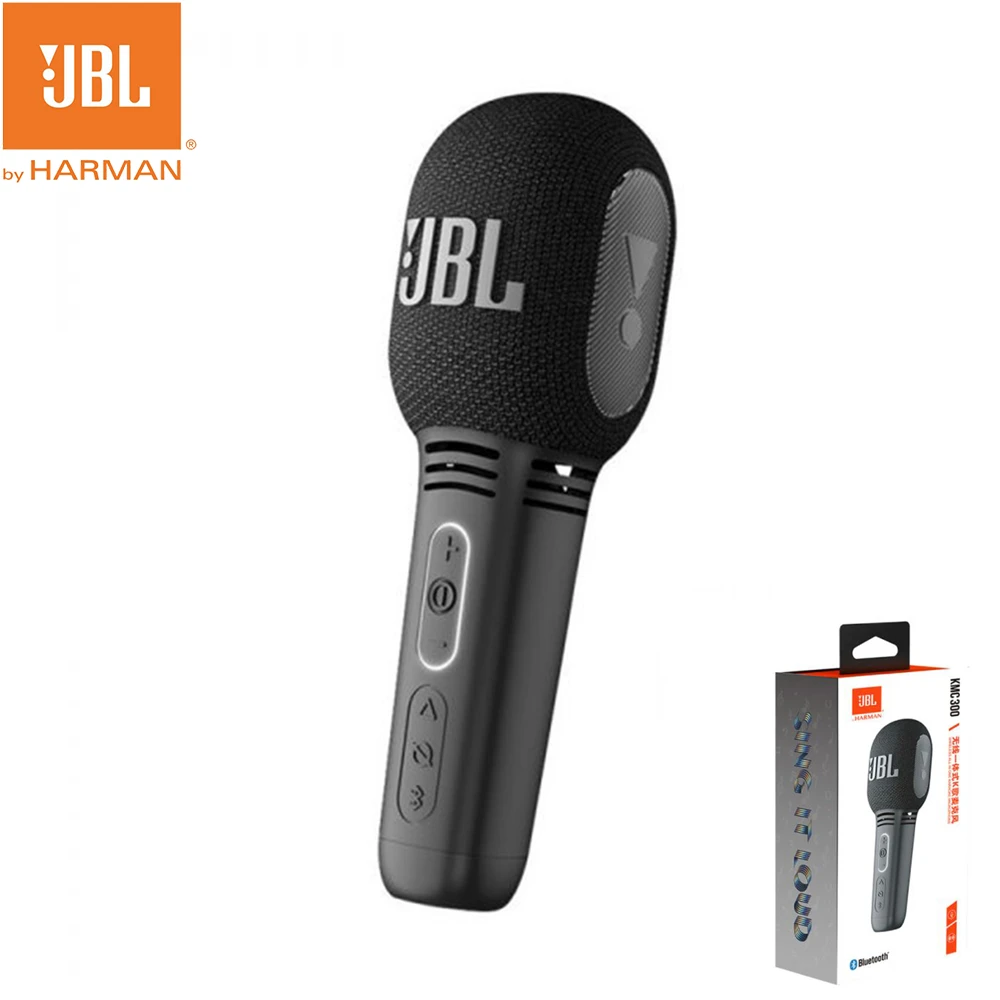 New Jbl Kmc 300 Bluetooth Microphone Wireless Karaoke Microphone Bluetooth Handheld Portable